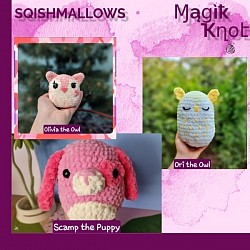 sqishmallows crocheted toys crochet