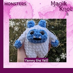 yeti monster cute crocheted