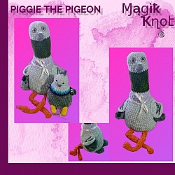 Piggie the Pigeon baby pigeon crocheted order