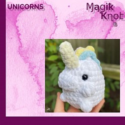 Plushy chunky unicorn