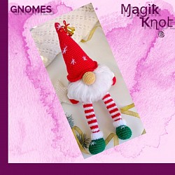 Cute plush gnome christmas