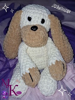 Cute plush puppy dog large