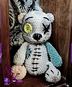 Teddy plush cuddle crochet